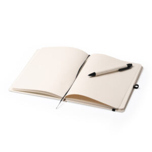 Quaderno A5 in cartone riciclato AUGER 1330 con penna