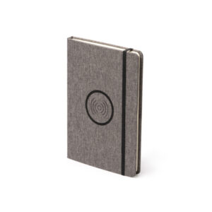 Blocco note A5 con ricarica wireless GARLAN 1892 in RPET