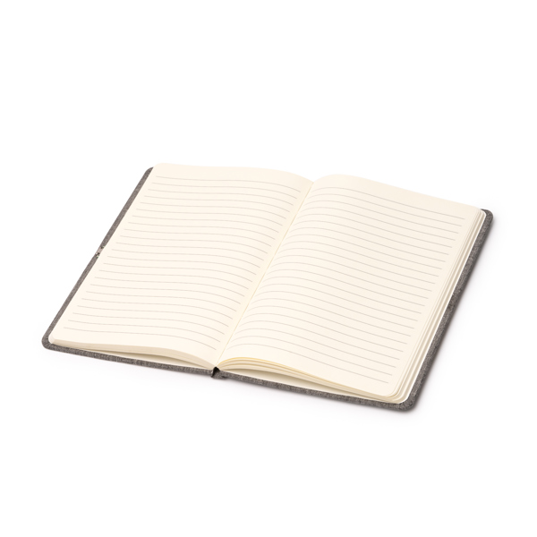 Blocco note A5 con ricarica wireless GARLAN 1892 in RPET