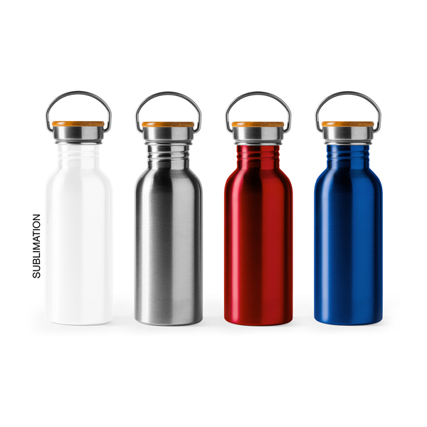 Borraccia acciaio inox e bambù 620 ml BOINA 4039
