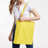 Shopper in cotone colorato MOUNTAIN 7602 con manico lungo