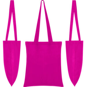 Shopper in cotone colorato MOUNTAIN 7602 con manico lungo