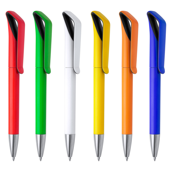 Penna a sfera ABS bicolore IRATI 8011 con finitura lucida