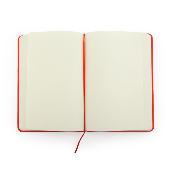Blocco note A6 in similpelle CORAL 8051 con elastico