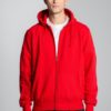 Felpa con cappuccio full zip made in Italy