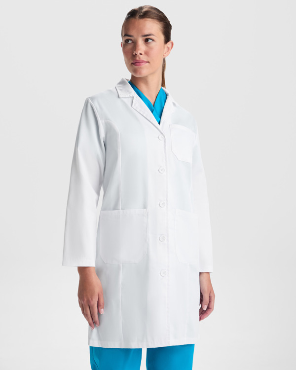 Camice da laboratorio donna VACCINE WOMAN 9093